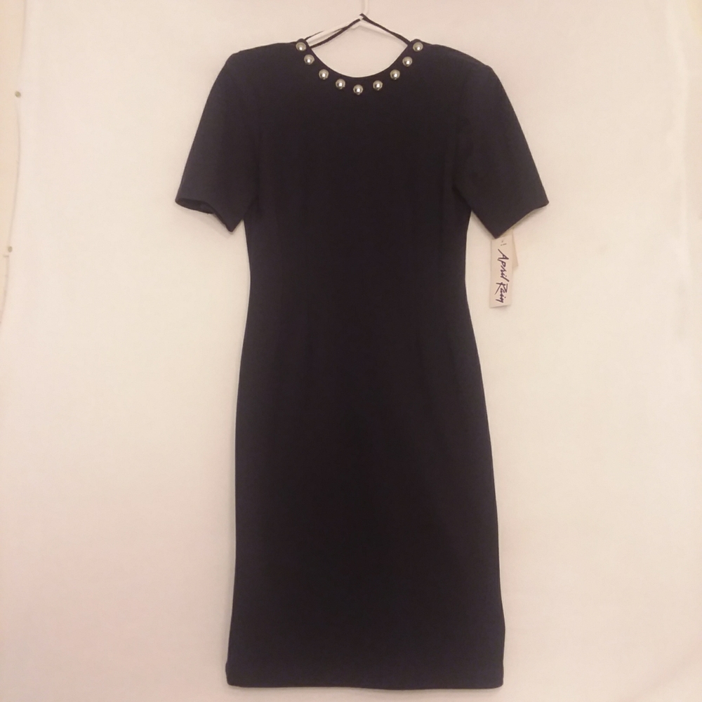 April Rain Navy Blue Dress